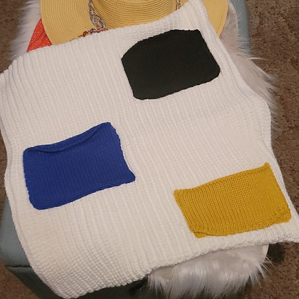Knit Pocket Pillow Cover 